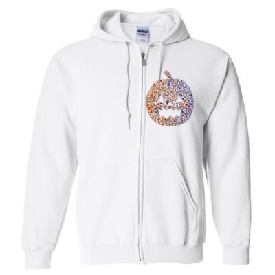 Candy Pumpkin Full Zip Hoodie