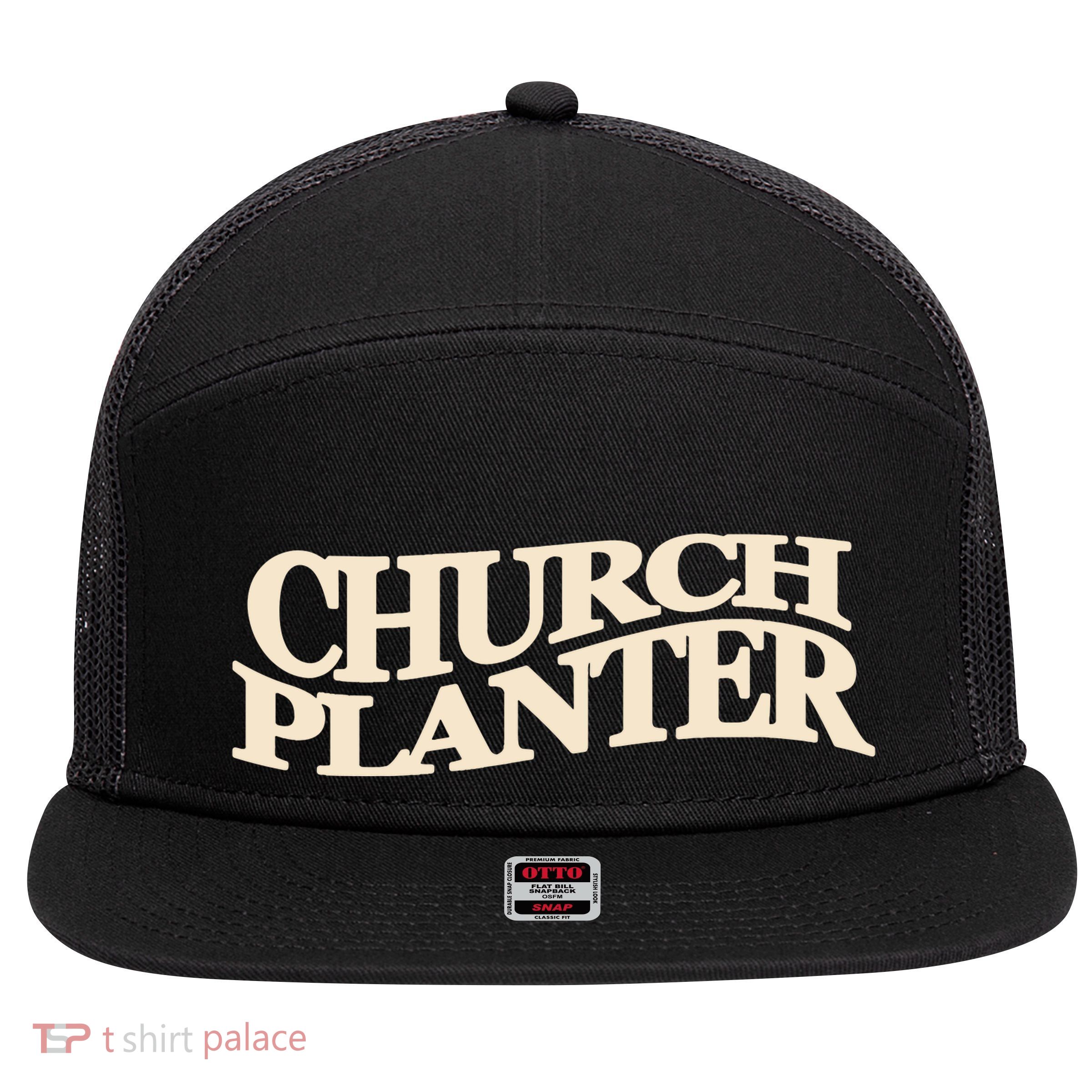 Church Planter 7 Panel Mesh Trucker Snapback Hat