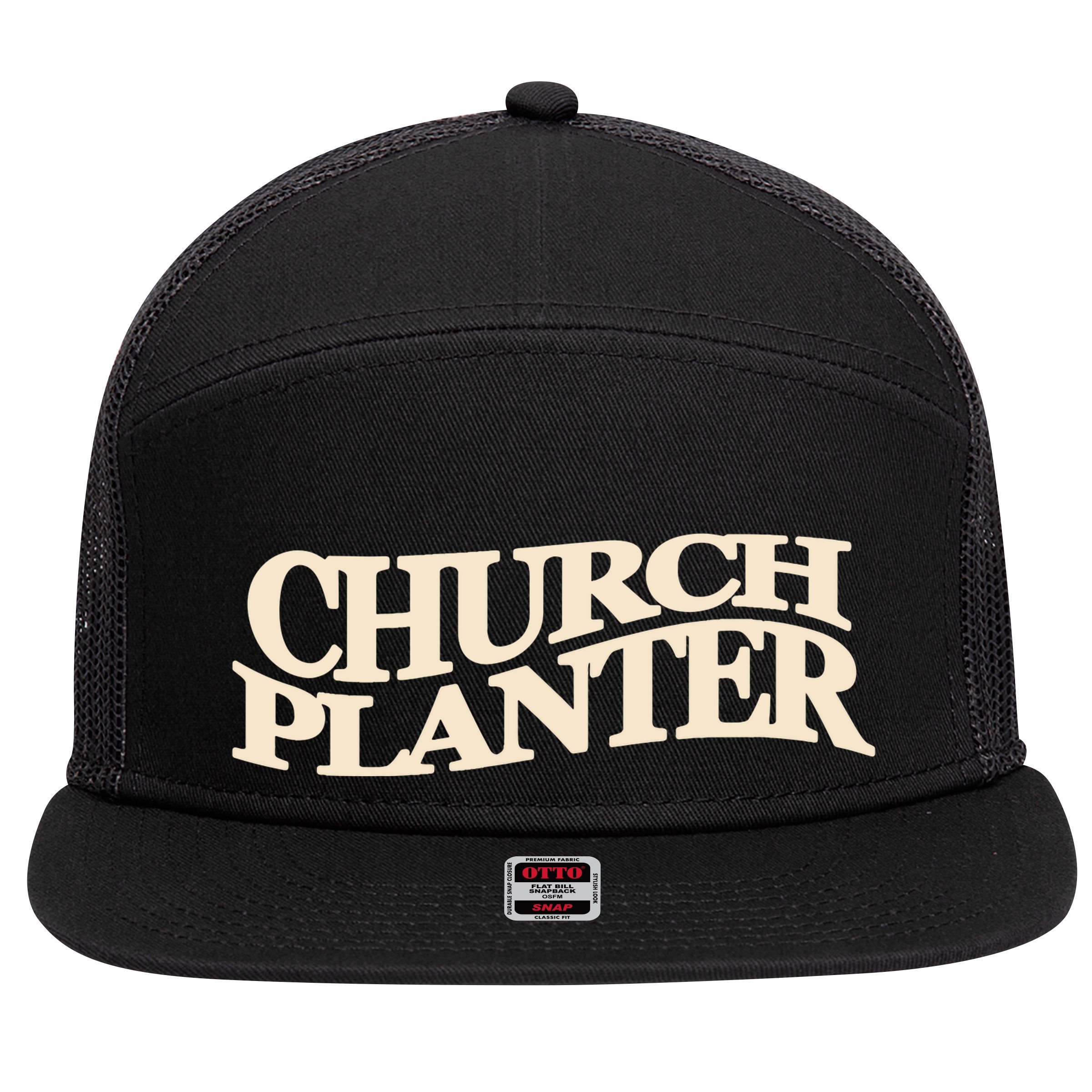 Church Planter 7 Panel Mesh Trucker Snapback Hat