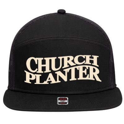 Church Planter 7 Panel Mesh Trucker Snapback Hat