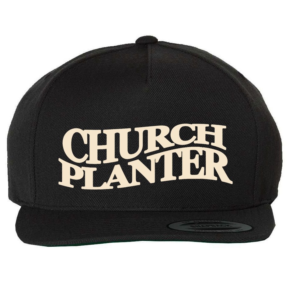Church Planter Wool Snapback Cap
