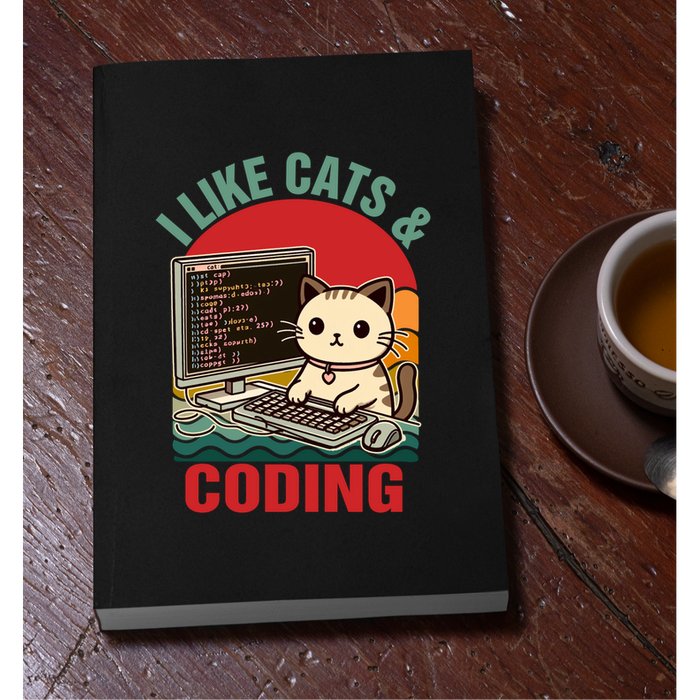 Coder Programmer Cat Lover Cat Dad I Like Cats And Coding Great Gift Permanent Decal Sticker