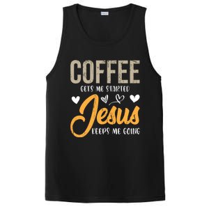 Christian Prayer Coffee Lover God Savior Devo Lord Jesus Gift PosiCharge Competitor Tank