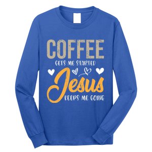 Christian Prayer Coffee Lover God Savior Devo Lord Jesus Gift Long Sleeve Shirt