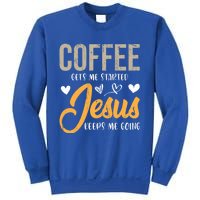 Christian Prayer Coffee Lover God Savior Devo Lord Jesus Gift Sweatshirt