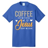 Christian Prayer Coffee Lover God Savior Devo Lord Jesus Gift Tall T-Shirt