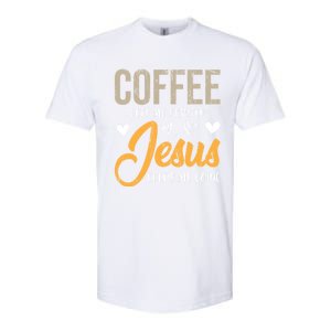 Christian Prayer Coffee Lover God Savior Devo Lord Jesus Gift Softstyle CVC T-Shirt