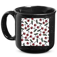 Cherry Pattern 15oz Campfire Ceramic Mug