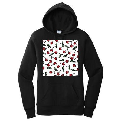 Cherry Pattern Women's Pullover Hoodie