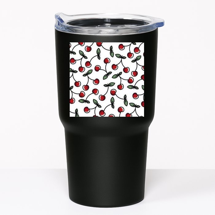 Cherry Pattern Tumbler