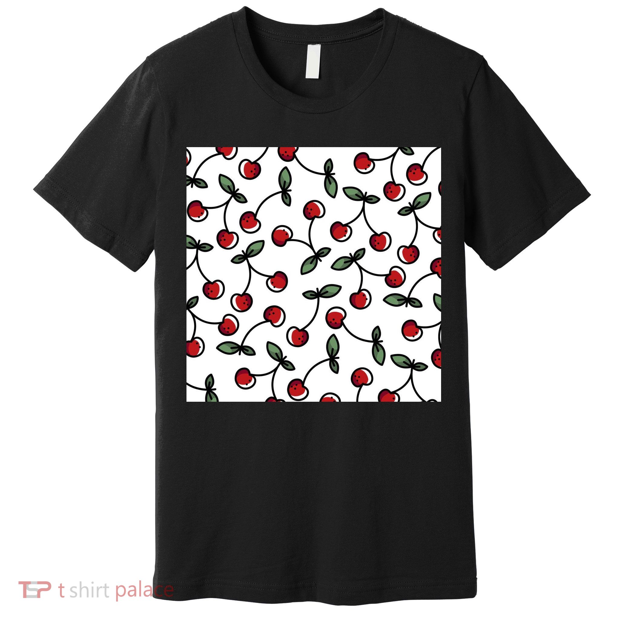 Cherry Pattern Premium T-Shirt