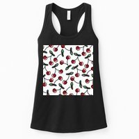 Cherry Pattern Womens Tank Top
