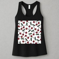 Cherry Pattern Womens Tank Top