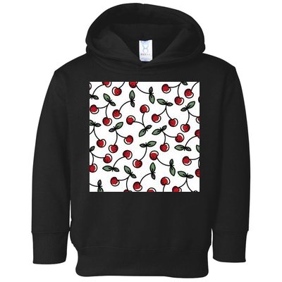 Cherry Pattern Toddler Hoodie