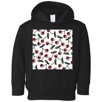 Cherry Pattern Toddler Hoodie