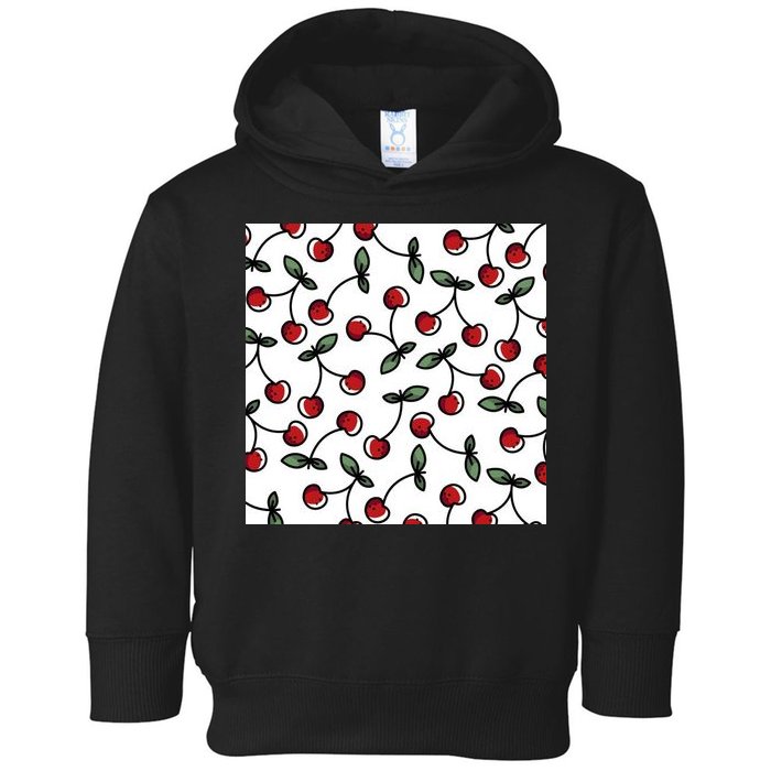 Cherry Pattern Toddler Hoodie