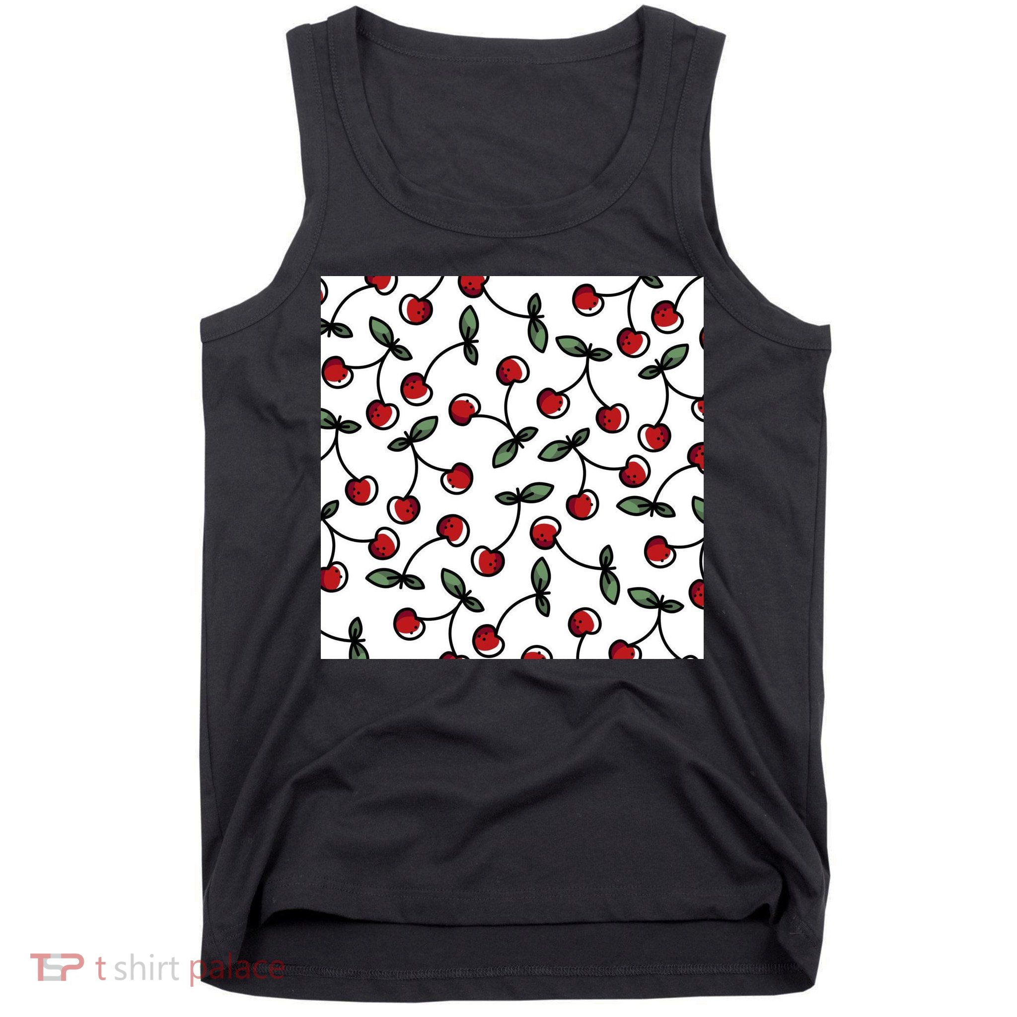 Cherry Pattern Tank Top