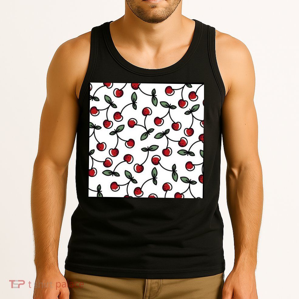 Cherry Pattern Tank Top