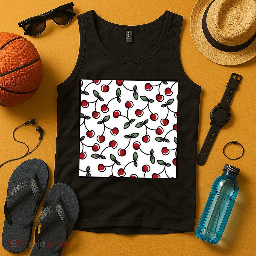 Cherry Pattern Tank Top
