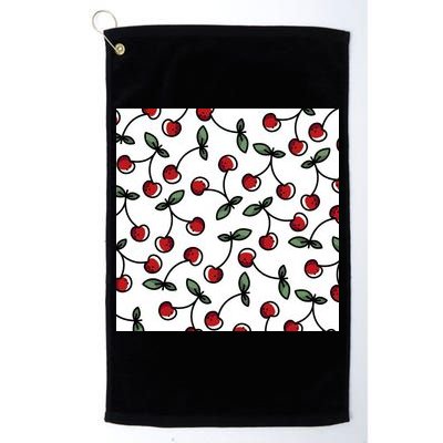 Cherry Pattern Golf Towel