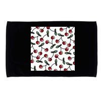 Cherry Pattern Microfiber Hand Towel