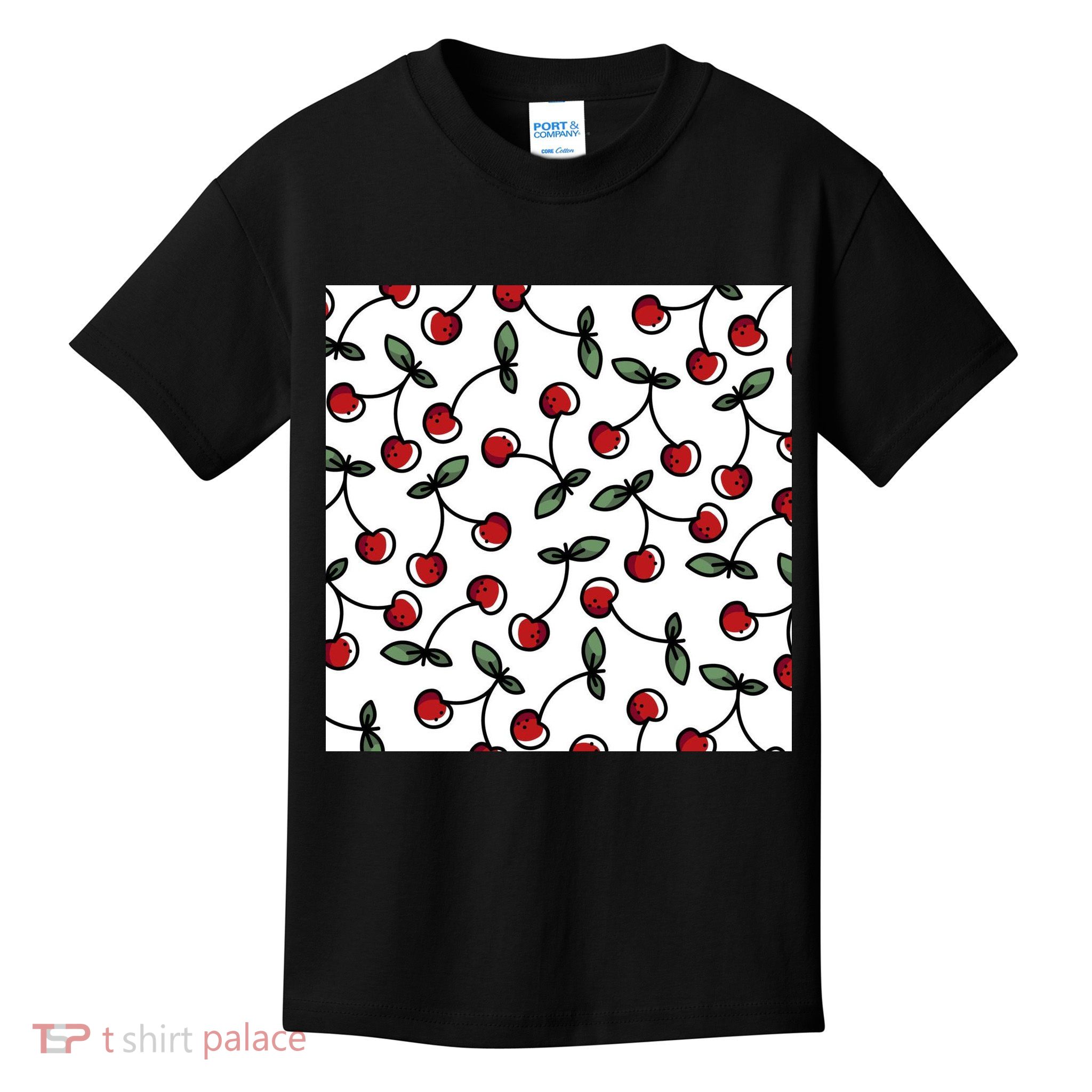 Cherry Pattern Kids T-Shirt