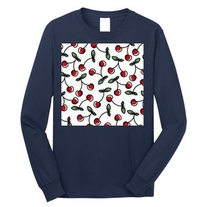 Cherry Pattern Long Sleeve Shirt