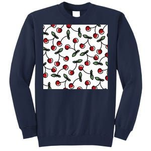 Cherry Pattern Tall Sweatshirt