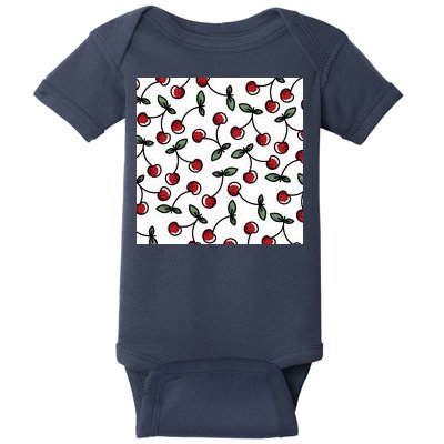 Cherry Pattern Baby Bodysuit