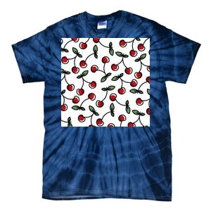 Cherry Pattern Tie-Dye T-Shirt