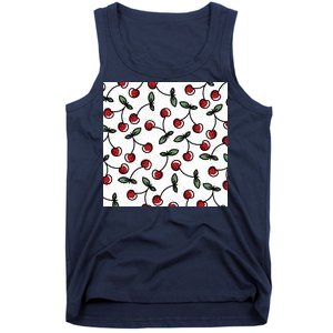 Cherry Pattern Tank Top