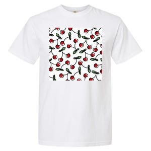 Cherry Pattern Garment-Dyed Heavyweight T-Shirt