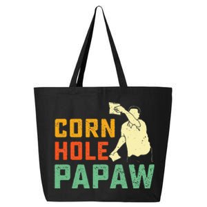 Cornhole Papaw Corn Hole Grandfather Bean Bag Tossing Game 25L Jumbo Tote