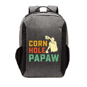 Cornhole Papaw Corn Hole Grandfather Bean Bag Tossing Game Vector Backpack