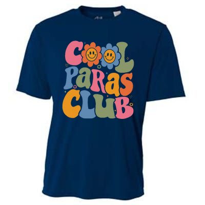 Cool Paras Club Paraprofessional Paraeducator Back To School Cooling Performance Crew T-Shirt