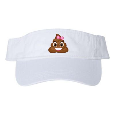 Cute Poop Valucap Bio-Washed Visor