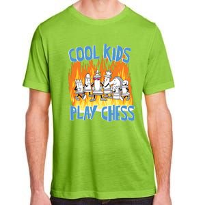 Chess Pieces Cool Kids Play Chess Adult ChromaSoft Performance T-Shirt