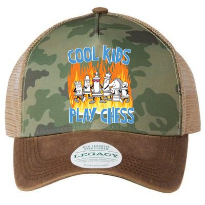 Chess Pieces Cool Kids Play Chess Legacy Tie Dye Trucker Hat