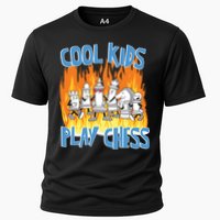 Chess Pieces Cool Kids Play Chess Cooling Performance Crew T-Shirt