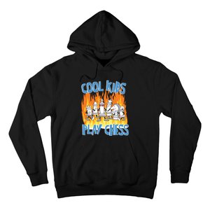 Chess Pieces Cool Kids Play Chess Hoodie