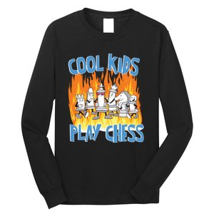 Chess Pieces Cool Kids Play Chess Long Sleeve Shirt