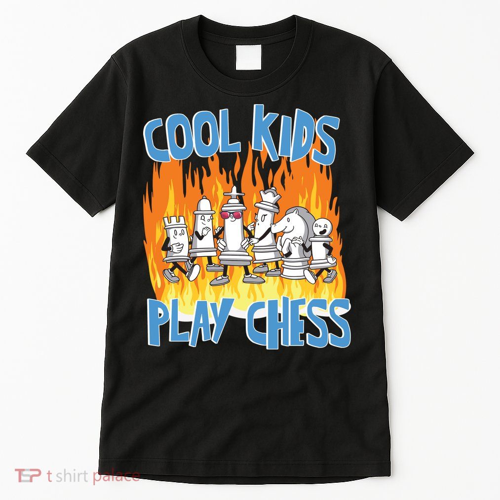 Chess Pieces Cool Kids Play Chess Tall T-Shirt
