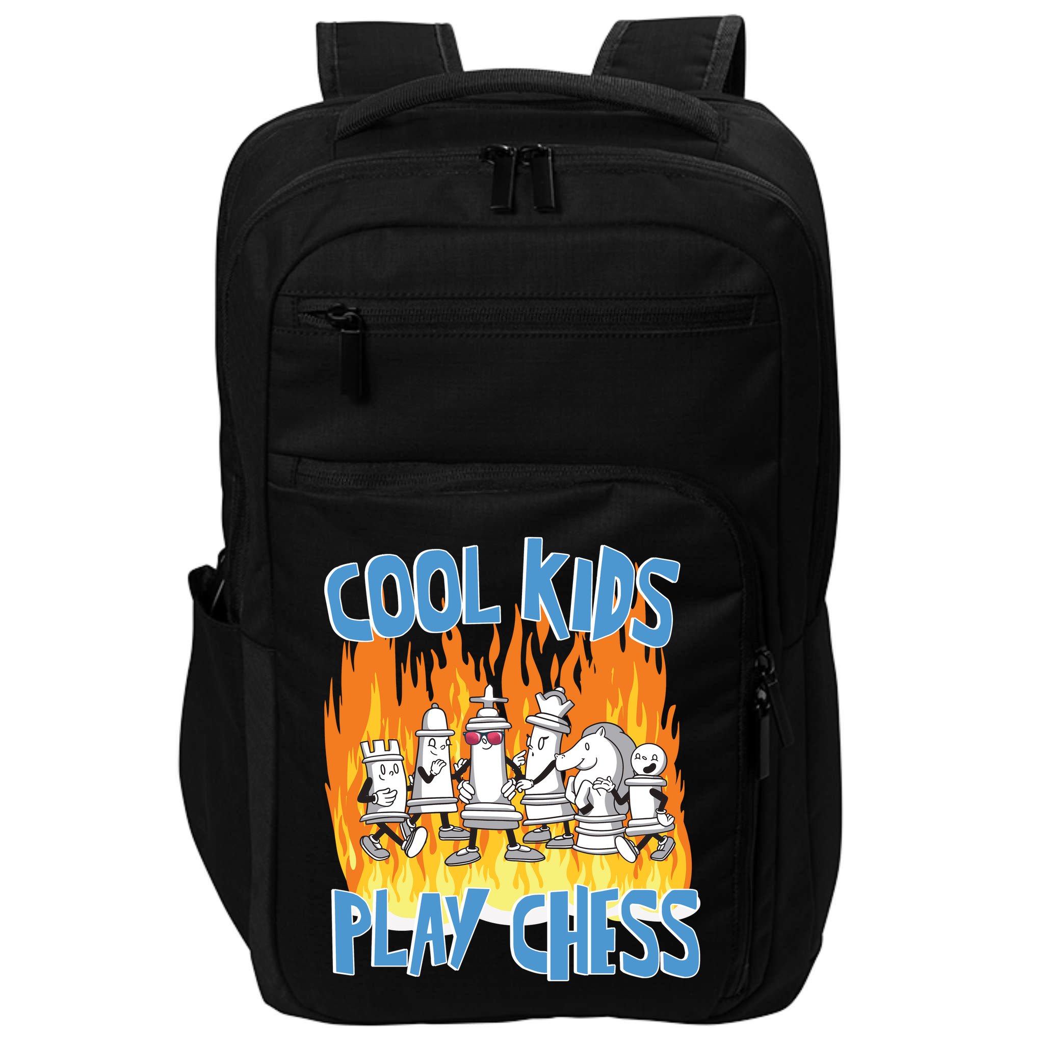 Chess Pieces Cool Kids Play Chess Impact Tech Backpack