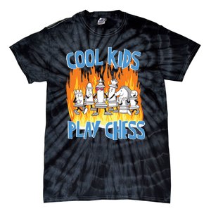 Chess Pieces Cool Kids Play Chess Tie-Dye T-Shirt