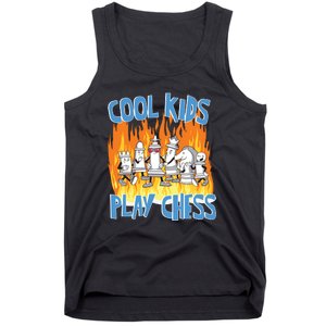 Chess Pieces Cool Kids Play Chess Tank Top