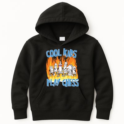 Chess Pieces Cool Kids Play Chess Kids Hoodie