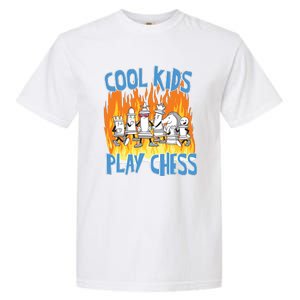 Chess Pieces Cool Kids Play Chess Garment-Dyed Heavyweight T-Shirt