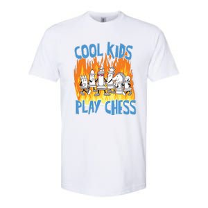 Chess Pieces Cool Kids Play Chess Softstyle CVC T-Shirt