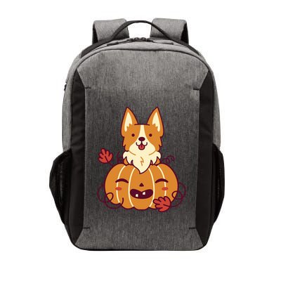 Cute Pumpkin Corgi Dog Halloween Vector Backpack