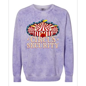 Circus Party Circus Security Colorblast Crewneck Sweatshirt